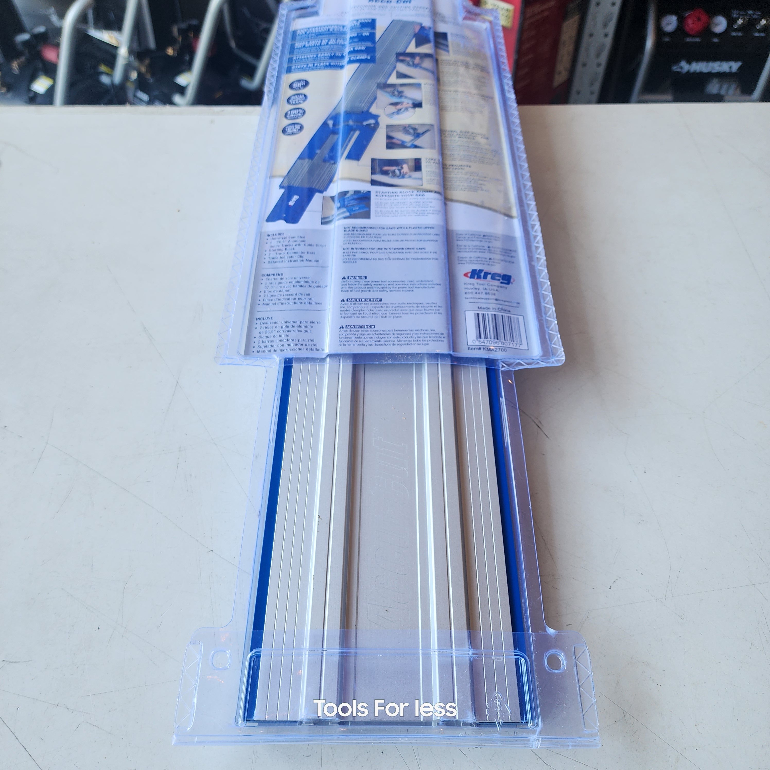 KREG 50 in. Accu-Cut Aluminum Circular Saw Track (KMA2700) KREG 50 in. Accu-Cut Aluminum Circular Saw Track (KMA2700)